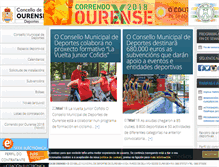 Tablet Screenshot of deportesourense.com